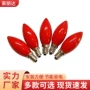 e14e12红色蜡烛灯泡
