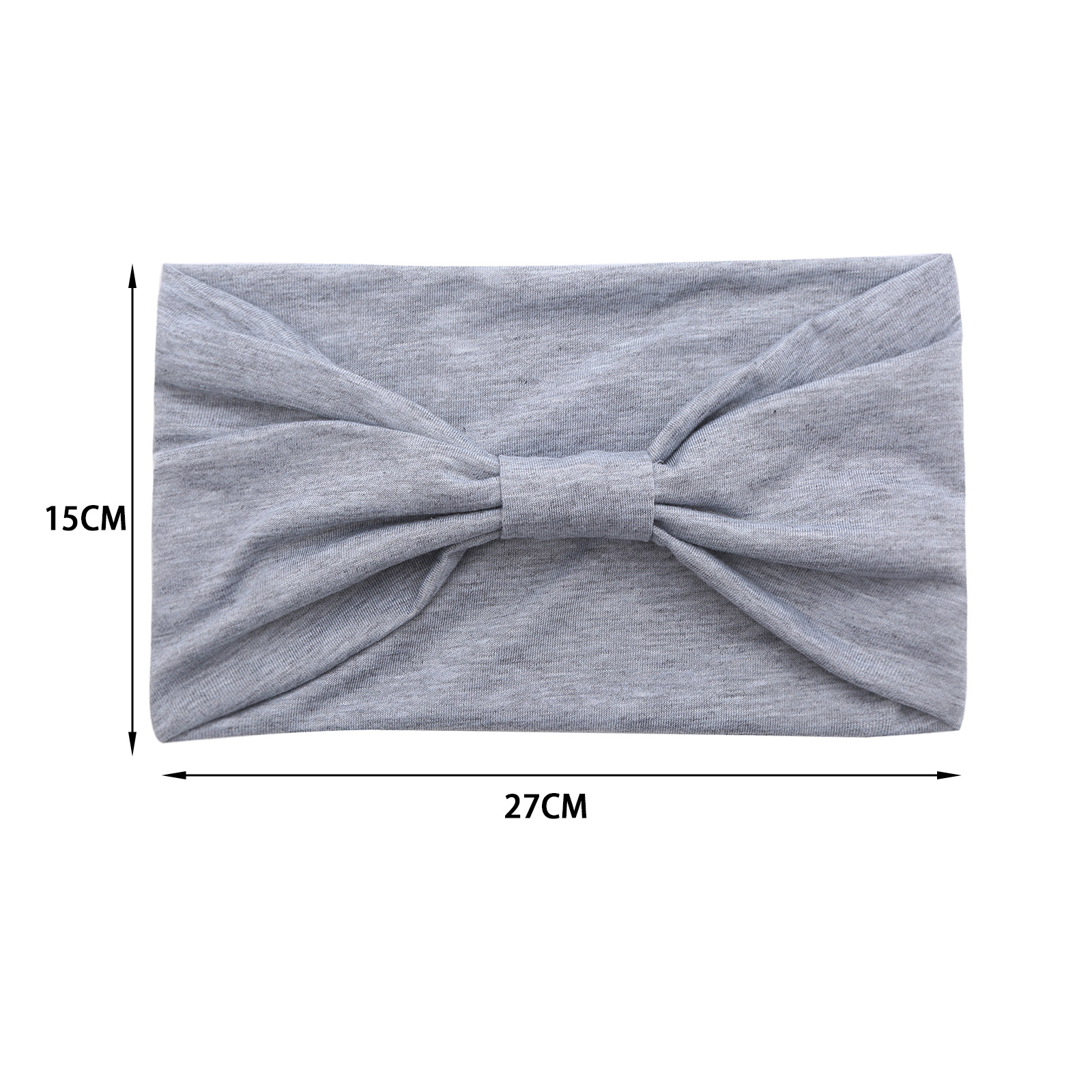 Fashion Solid Color Cloth Pleated Hair Band display picture 1