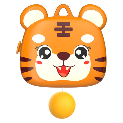 Cartoon children's hanging table tennis trainer home door frame hanging one-click retracting fitness ball training device interactive