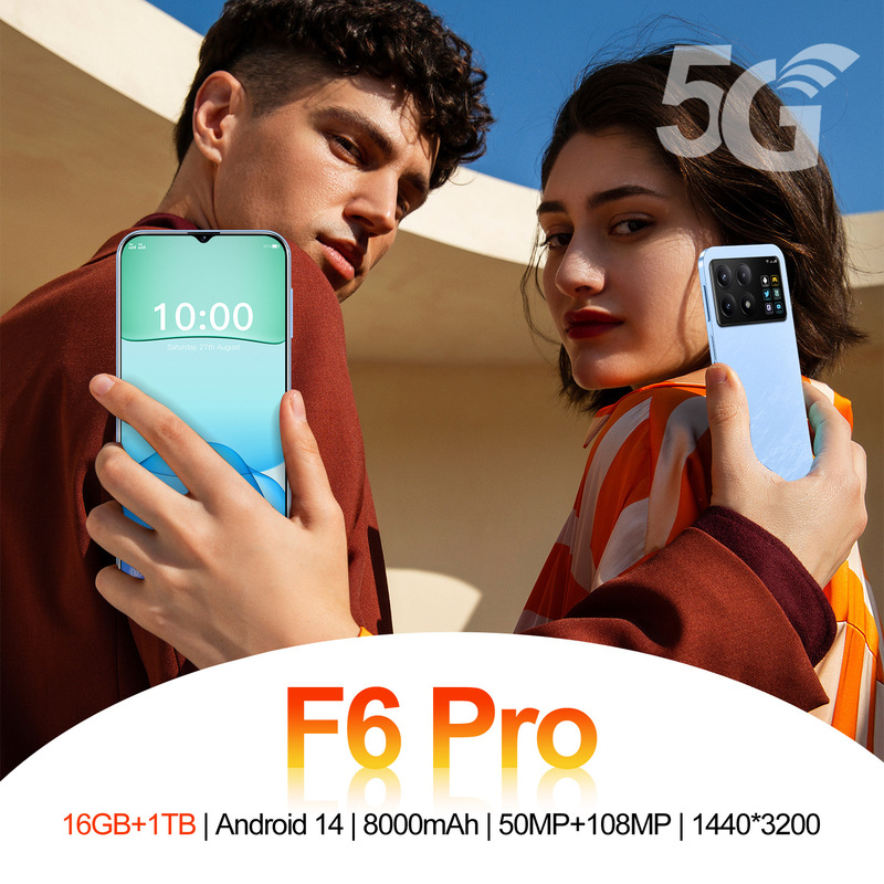 F6 Pro 越境スマートフォン 16+1T 低価格主力機種 電子商取引サイト Wish、Shopee、Lazada（人気商品）|undefined