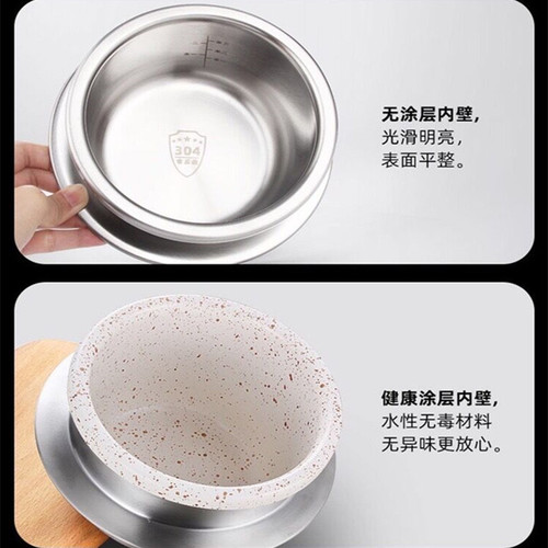 IYR7 Constant Light 304 Stainless Steel Mini High Pressure Cooker for Home Gas Electromagnetic Stove Outdoor Small Capacity Pressure Cooker