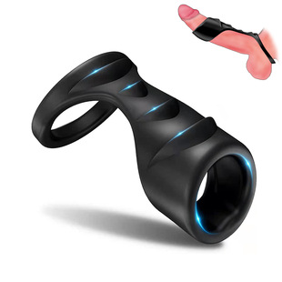 Cross-border new penis ring dragon scale sperm lock ring sexy blocking ring male turtle head training ring Amazon hot sale