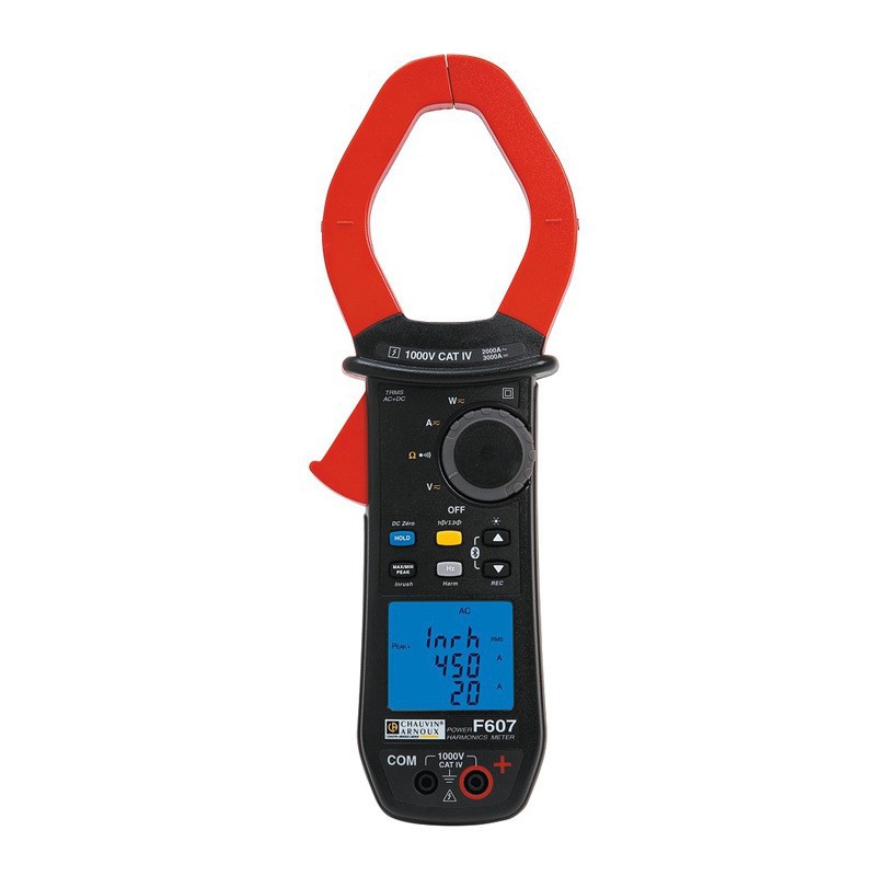 法国CA万用钳表F603 F605 F607钳口直径60mm 2000A谐波相序测试