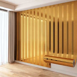 金属质感自粘墙贴3D立体电视背景墙墙纸墙面装饰装修贴纸卧室壁纸