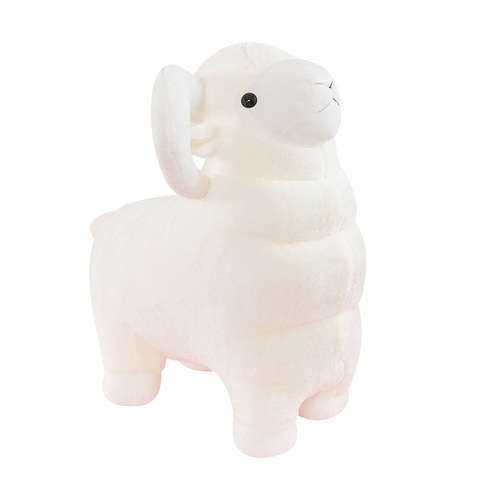Cute Rabbit Fur Simulation Wool Toy Cartoon Doll TV Cabinet Ornament Bedside Decoration Gift for Children