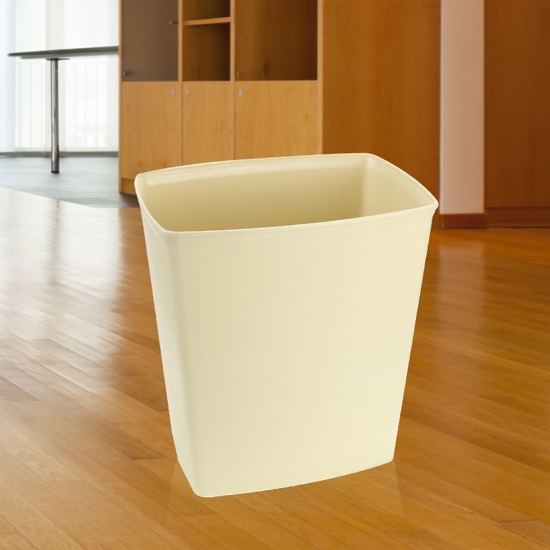 Flame-Retardant Trash Cans Available in Stock, Gray Rectangular Square-Mouthed Urban Environmental Protection Classification Trash Cans, Indoor Waste Baskets