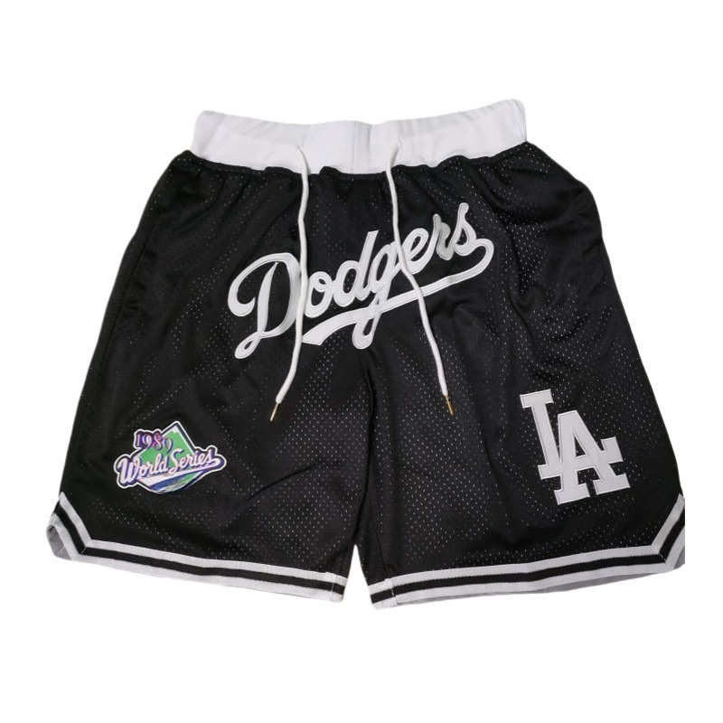 Шорты (JD) в стиле MLB/NFL, с вышитыми логотипами, лёгкие и дышащие, S–XXL