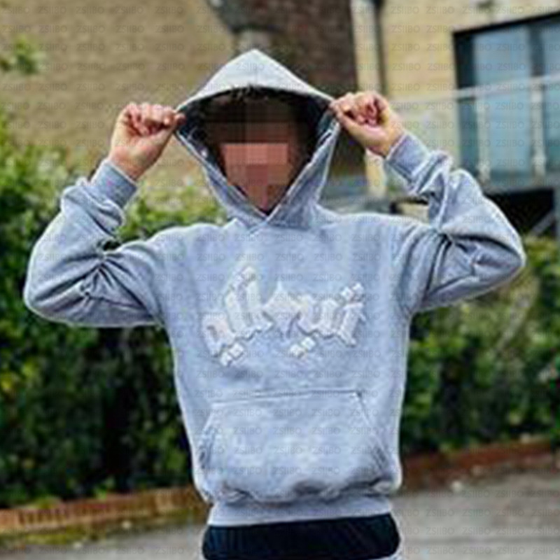 Marchio di moda hip-hop di alta moda casual, alla moda, comodo, felpa con cappuccio stampata in schiuma, top da uomo e da donna_voghion.com