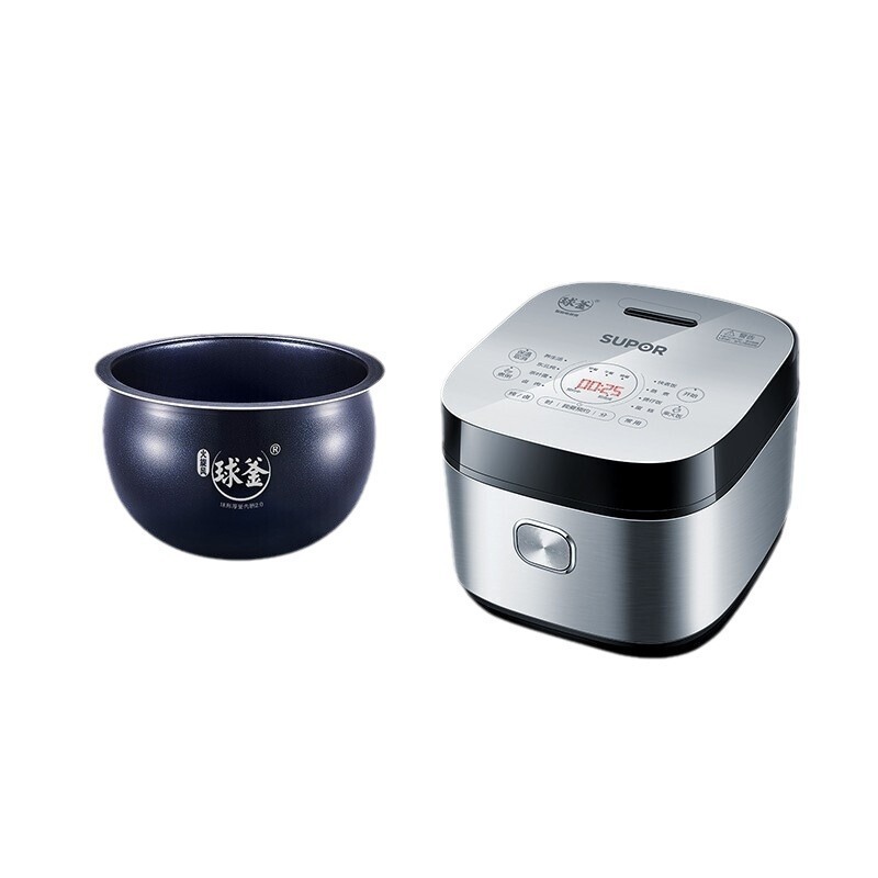 苏泊尔电饭煲家用5升蓝钻球釜不粘内胆智能预约多功能 SF50FC973|undefined