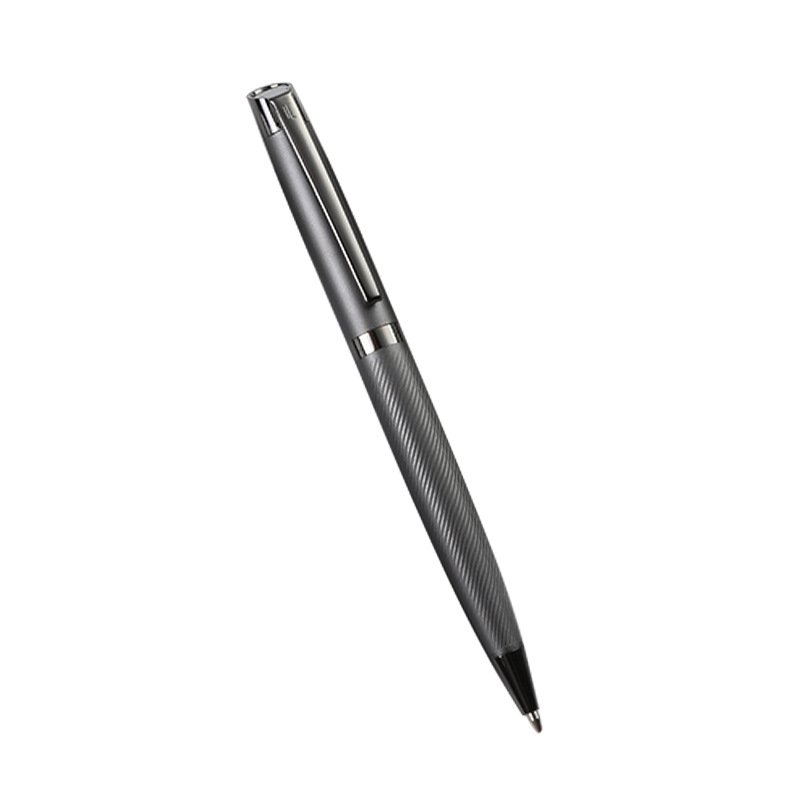 En stock pluma de impresión pluma de regalo de negocios de alta calidad de metal pluma tallada mate metal bolígrafo letras logo