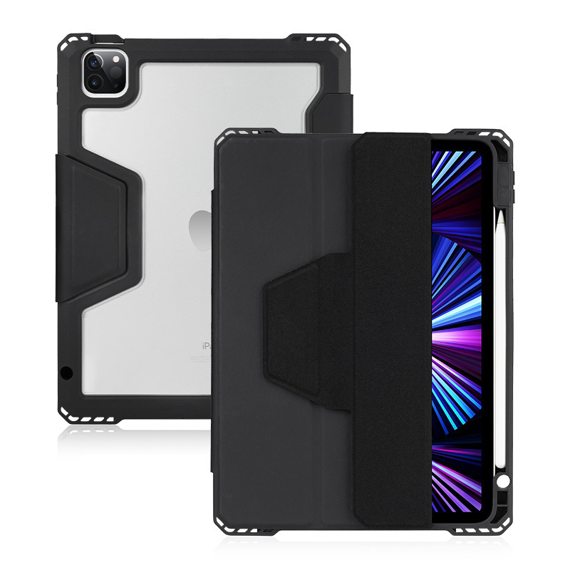 Suitable for Ipad11 Protective Case with Pen Slot, 25 Models, 10.2inch Airbag Transparent Air Cover for 68Th Generation, Seventh Generation Pro12.9