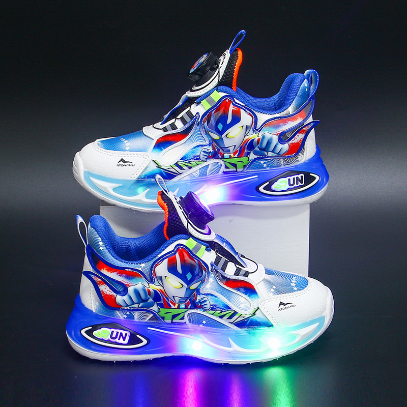 Breathable lightweight children's running sneakers for boys