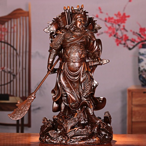 Guan Gong ornaments household Wu God of Wealth worship statue Guan Erye Buddha statue Guan Yu Guan Yunchang statue God of Wealth statue
