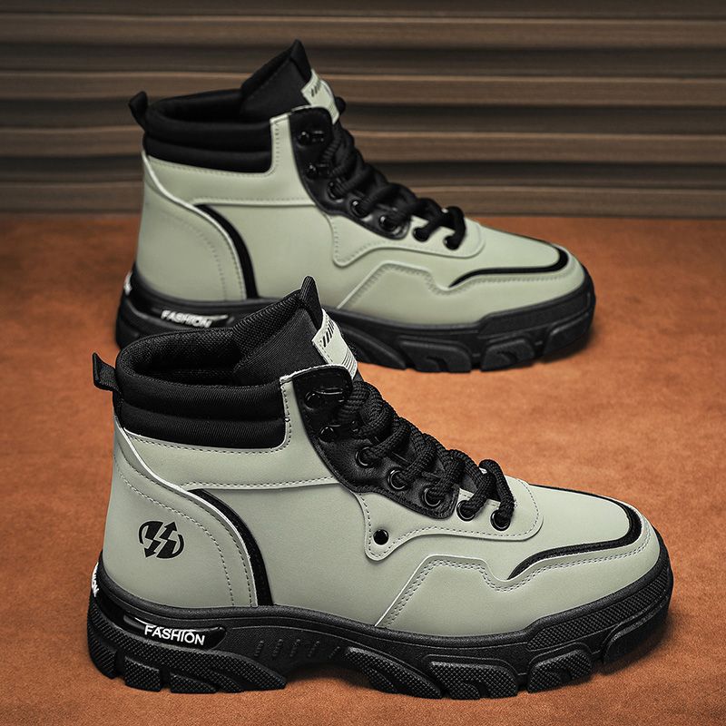 Martin botas para hombres 2026 otoño nuevo estilo inglés herramientas vintage botas de amarillo para hombres botas de cuero impermeables al aire libre