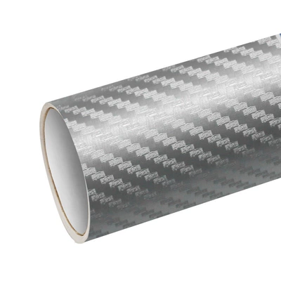 Color Change Film Carbon Fiber – Automotive Film - 15228-meters-3d-carbon-fiber-silver