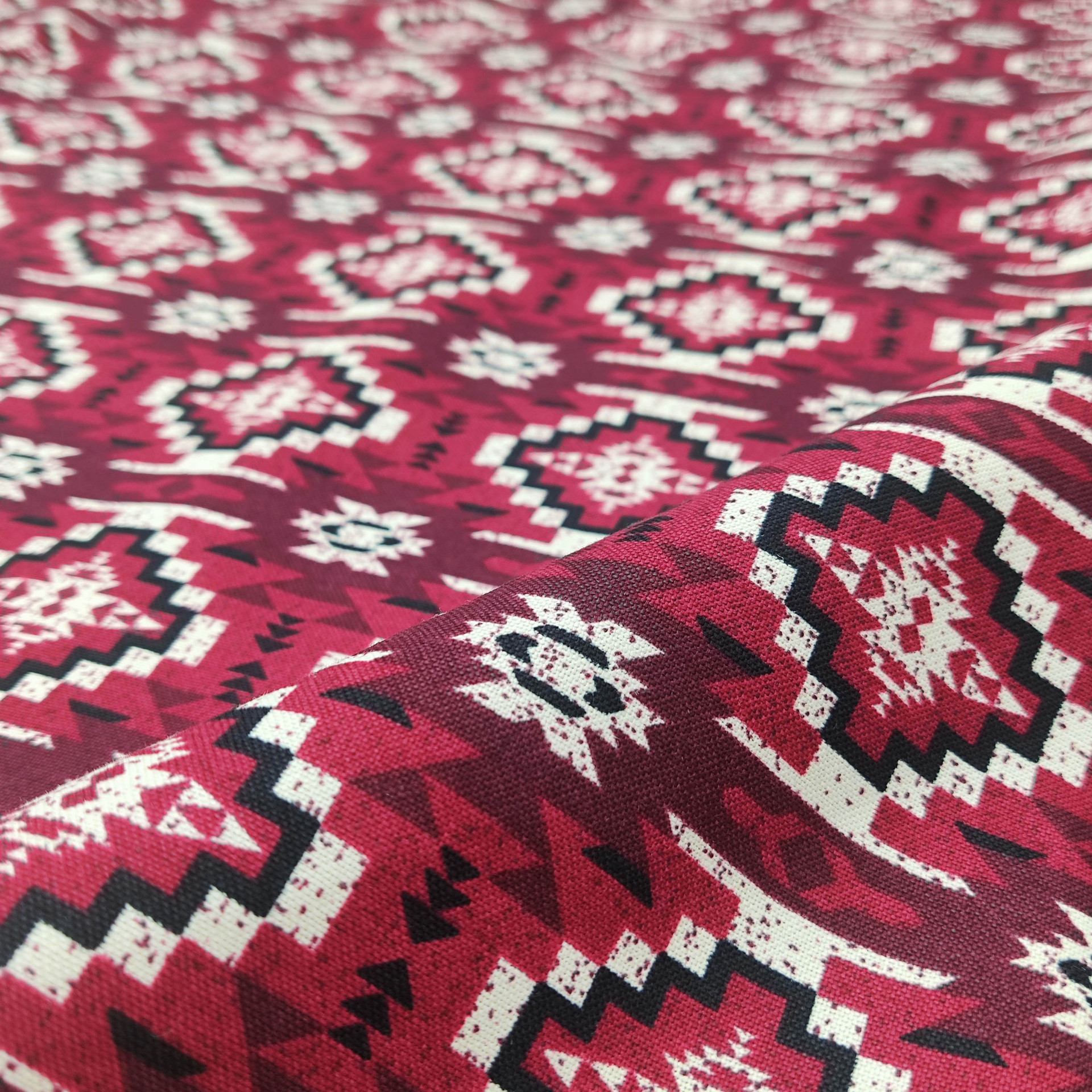 Nuevo diseño floral impresión activa 100% algodón impresión tela de ropa de lona image 4