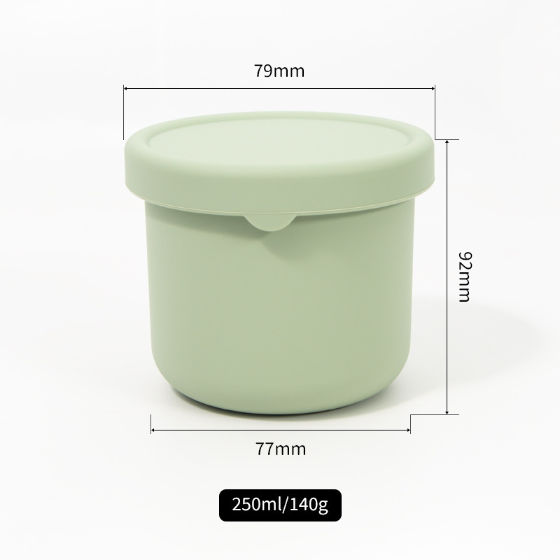 250ml饭盒可进微波炉圆便当盒水果盒Lunch box冰箱保鲜盒|undefined