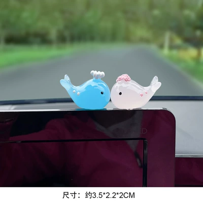 Car ornaments – Console Electric Vehicle Accessories - a-pair-of-jelly-dolphins