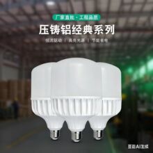 LED压铸铝灯泡 铝材球泡灯 大功率厂房灯泡高亮