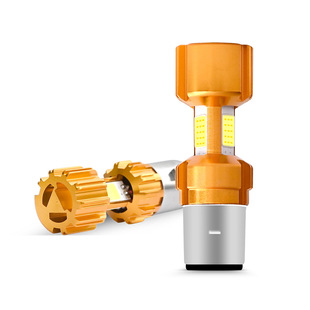 Motorcycle Lights, Electric Vehicle Spotlights, Headlights, Led Two-Color Small Steel Cannon Lighting, Waterproof 12-80V Universal Headlights