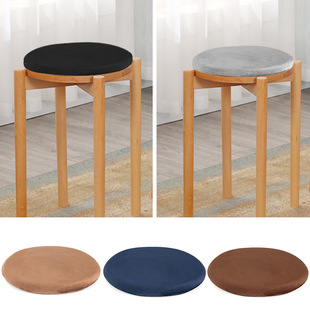 Small Round Mat Memory Foam Cushion Sponge Bench Chair Cushion Non-slip Redwood Round Stool Round Solid Wood Chair Cushion