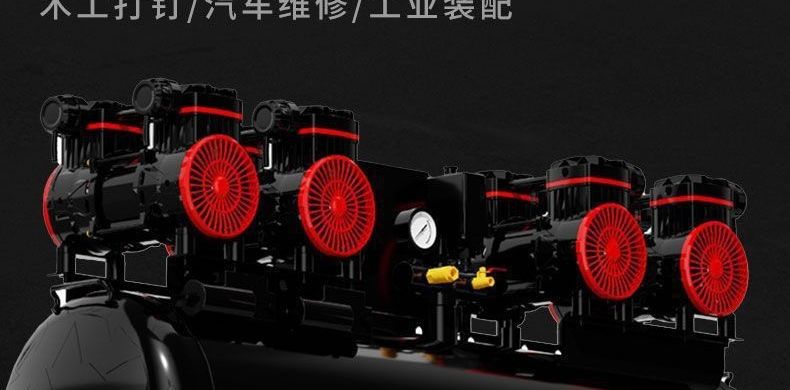 Ruicheng Air Pump Air Compressor Small Air Compressor Oil-Free Silent 220V Woodworking Spray Paint Air Pump