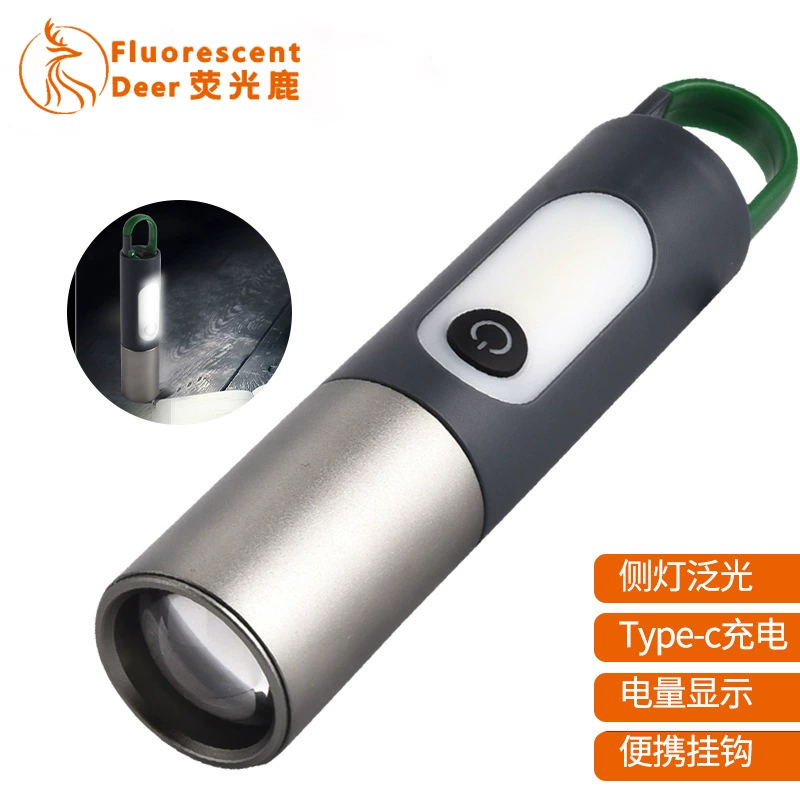 Трансграничный новый яркий фонарик на открытом воздухе многофункциональный кемпинг яркий светильник освещения белый лазерный фонарик работы фонарик