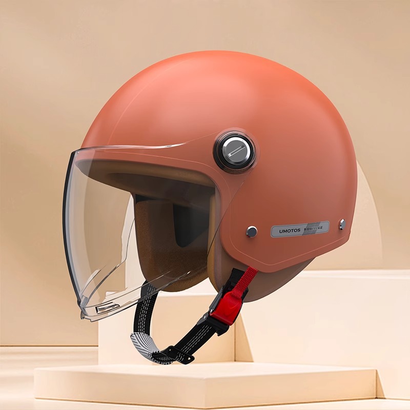Summer Transparent – Universal Motosiklet kaskı (dəbilqə) - 301-new-national-standard-class-a-amber-orange-hd-long-visor-312624cm