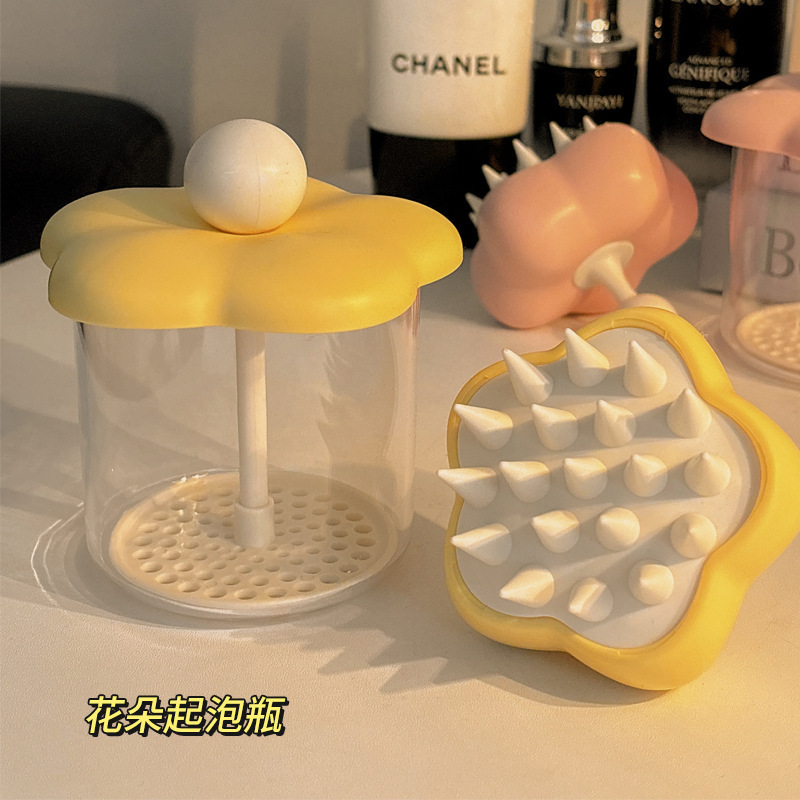 Estudiante cepillo de champú, cojín de aire, peine, piel, peine de masaje, champú, gel de ducha, burbujeador de baño, limpiador facial, espumador