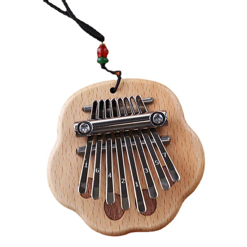 Мини-палец 8 нот miniKalinba Кристалл прозрачный пять пальцев портативный начинающий палец