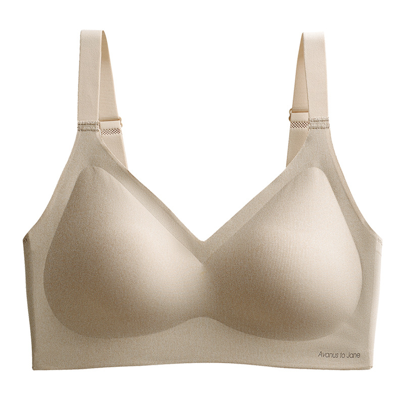 Venta directa de fábrica Comercio electrónico transfronterizo Sudeste de Asia Vietnam Tailandia Mujeres hermosas espalda moldeada sin costuras sujetador de colección lateral