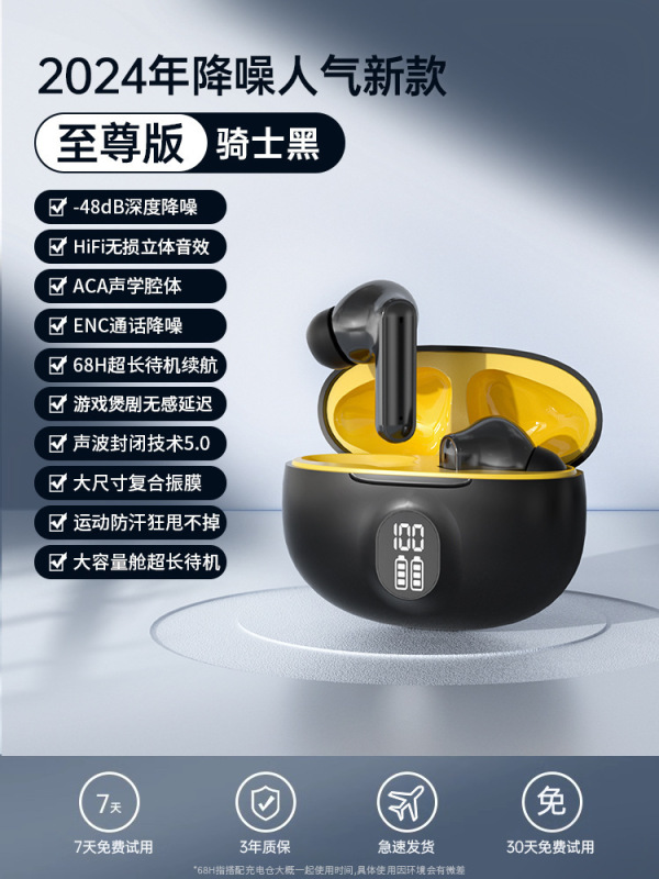 2024新型オリジナルノイズ除去bluetoothイヤホン超長航続真無線入耳式は華為ソニー卸売りに適用されている|undefined