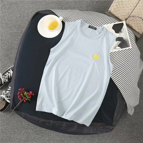 Summer Port Wind Short Sleeve T-Shirt for Men Students Teenagers Personality Trend Loose Sport Instagram Hip-Hop Hooded Sweatshirt