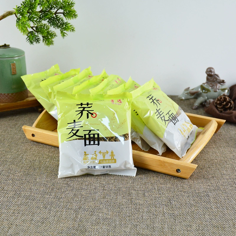 Гречневая лапша без варки, необжаренная, обезжиренная, низкокалорийная, готовая к употреблению замена пищи для фитнеса, в индивидуальной упаковке, прямые поставки с фабрики на складе.