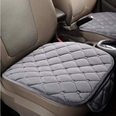 Three-Piece Set Without Backrest Stuffed | Seat cushion, seat cover - grey