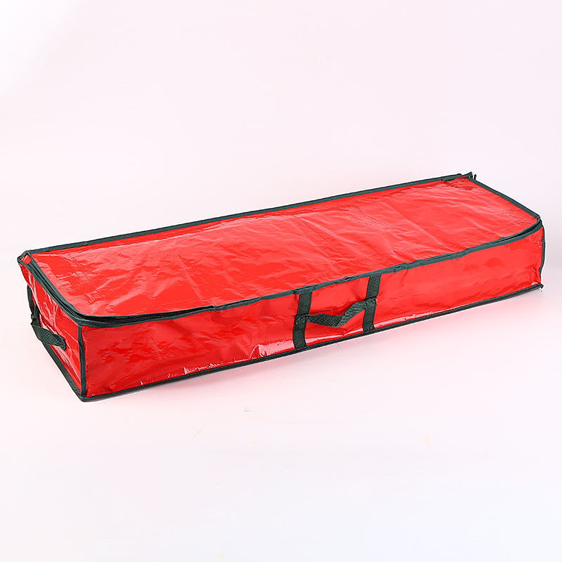 Venta directa de fábrica de comercio electrónico transfronterizo Amazon rojo PE varios colores decoración navideña rollo de papel bolsa de almacenamiento en stock