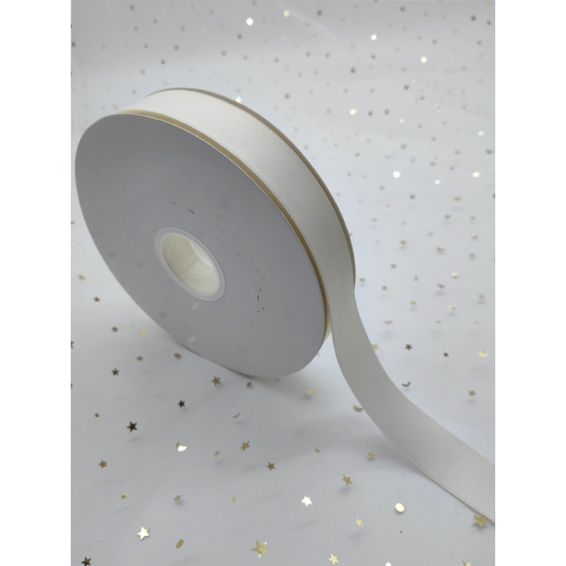 Beige poliéster brillante cinta de algodón arco accesorios tocado cinta bolsa caja de regalo fábrica de embalaje en stock al por mayor