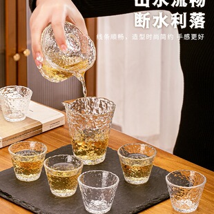 Heat-Resistant Glass Small Tea Cup Household Kung Fu Tea Set Transparent Tea Cup Master Cup Tea Cup Gift Box Set No