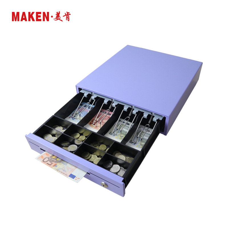 美肯EK-330钱箱四钞五币八币小型钱箱 超市收银机钱箱现金钱盒