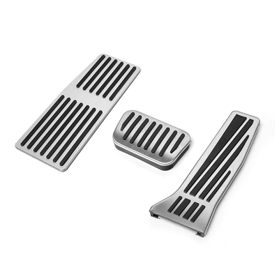 Suitable for Ledao accelerator pedal Dekorativ pedal başlıqları - ledao-stainless-steel-accelerator-brake-pedal-aluminum-alloy-rest-pedal-3-pieces