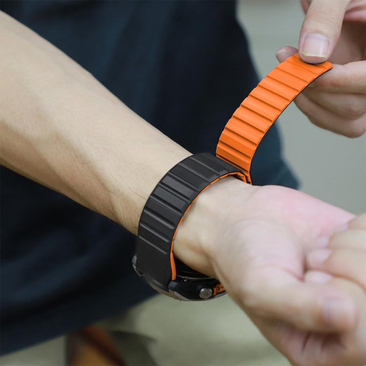 xDfind correa magnética de silicona bicolor para 26mm / 22mm