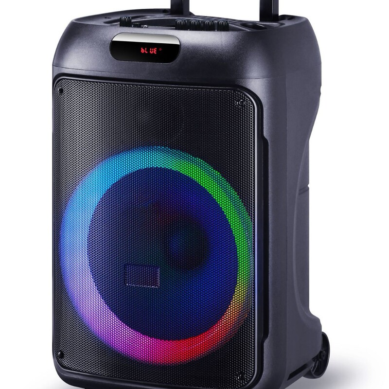 JBR-1205 メーカーシングル 12inch 屋外トロリーオーディオ Bluetooth デュアルワイヤレスマイク 40W9V ハイパワー外国貿易|undefined