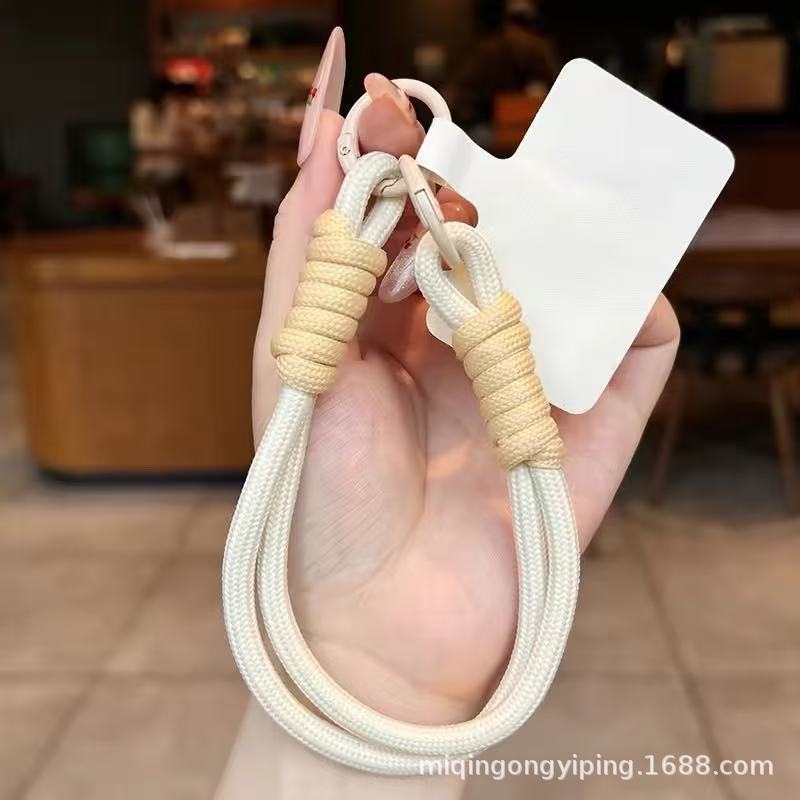 携帯電話ショートストラップ携帯電話ケースクリップ付きリストストラップインスタイル手織り携帯電話チェーンペンダントキーホルダー|undefined