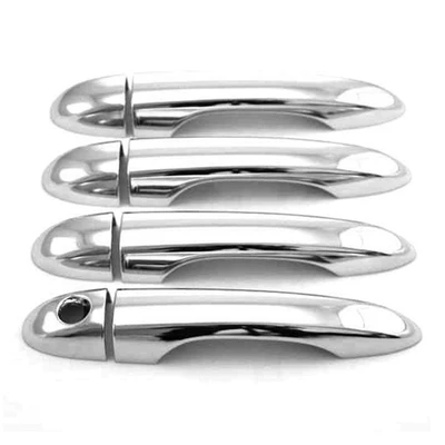 Suitable for 16-23 Fiat 500X door handle cover decoration stickers to protect anti-collision car exterior (Other Automotive Exterior Supplies) - single-hole-plating