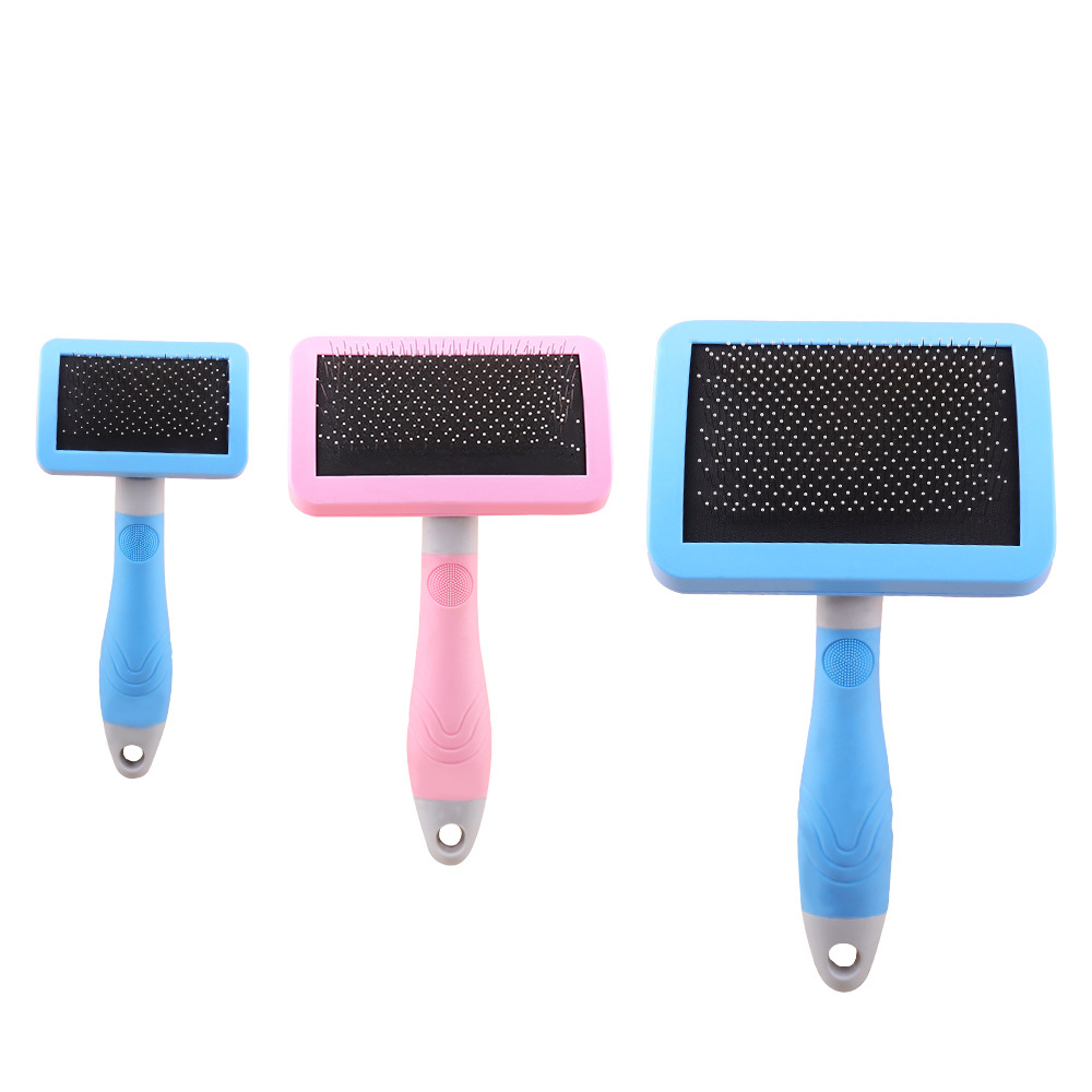 Suministros para mascotas Amazon multi-tamaño para mascotas peine de aguja peine de gato peine de pelo flotante cepillo de pelo perro artefacto de depilación