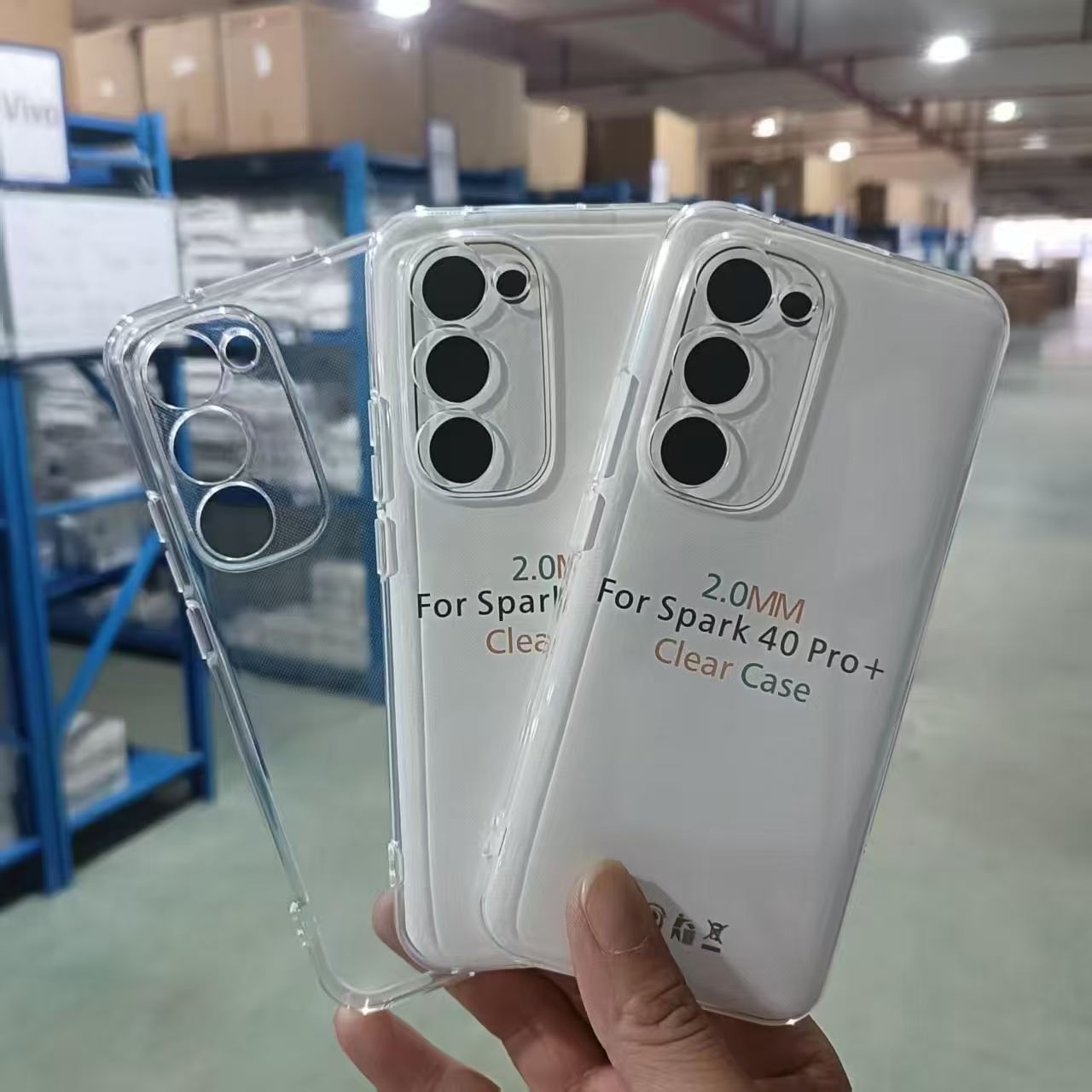 2.0MM高透TPU手机壳适用TECNO传音Camon30_4G素材19Premier保护套