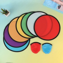 飞盘款折叠扇可爱卡通日系优雅动人美式可自行设计