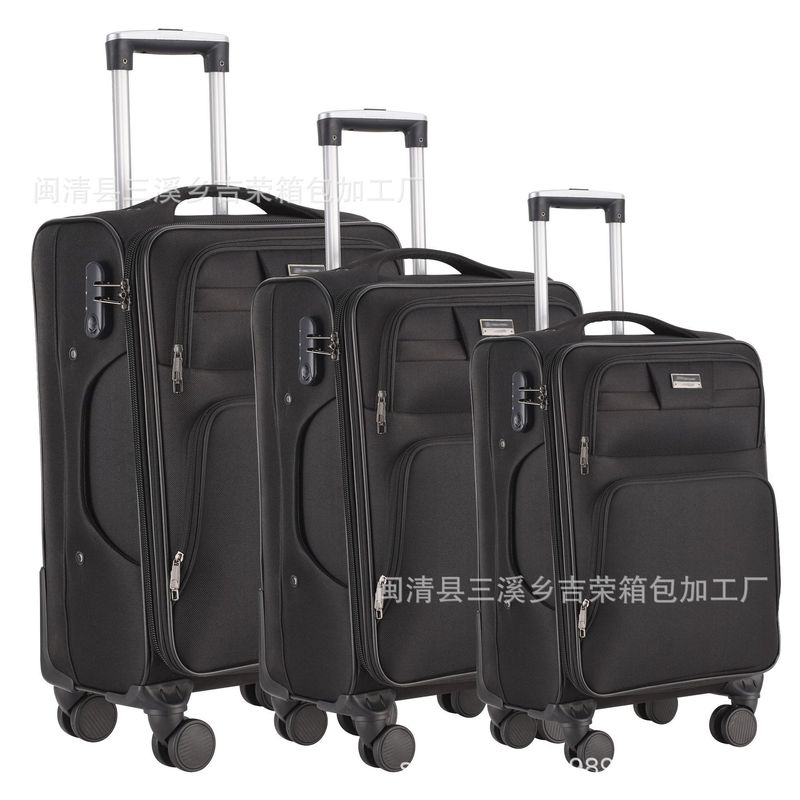 厂家牛津布登机箱大号行李箱万向轮20寸大容量拉杆旅行箱子三合一|undefined