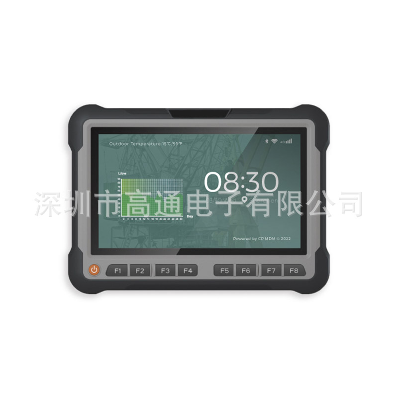 8inch Android Rugged Tablet with Can/Rs485/Rs232 Interface for Ignition and Booting in Cars and Trucks