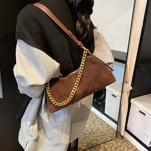Niche High-end Underarm Shoulder Bag Women's 2024 New Retro Niche Fashion Commuter Shoulder Crossbody Bag